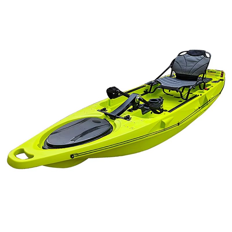 Fishing Kayak Sit On Top - Balıkçılar için Dümenli, Üstten Binişli, Pedal